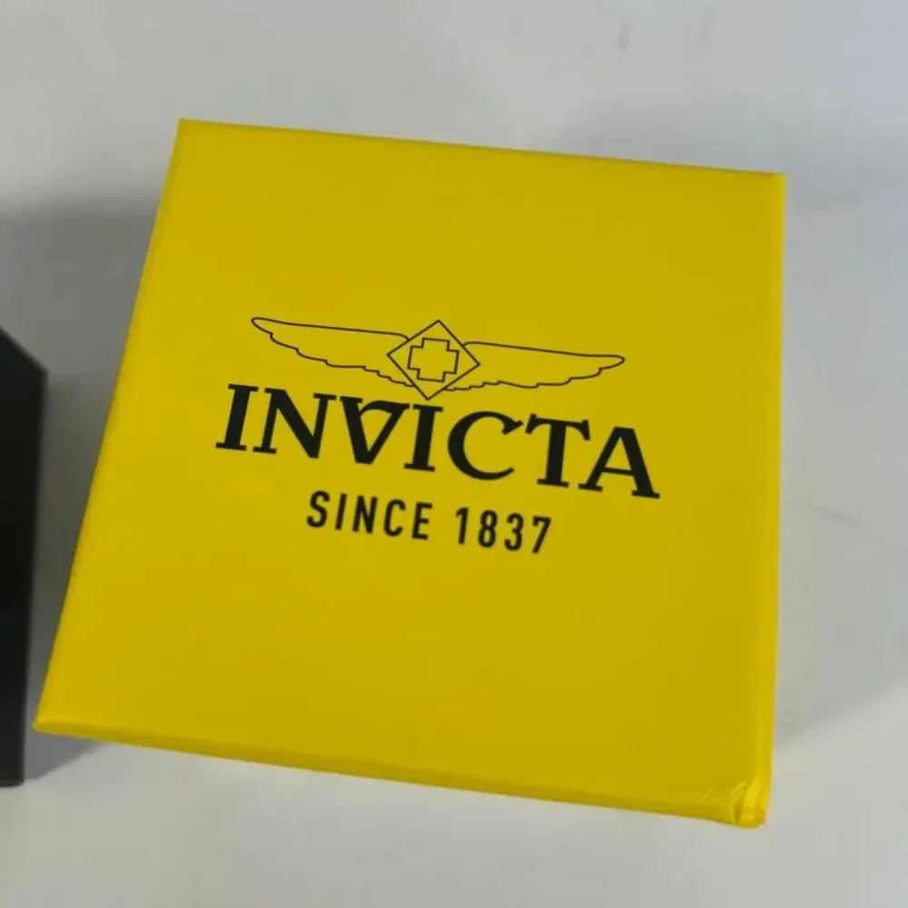 Invicta Celestial Scalenon Unisex Square Watch Black 39mm 70321